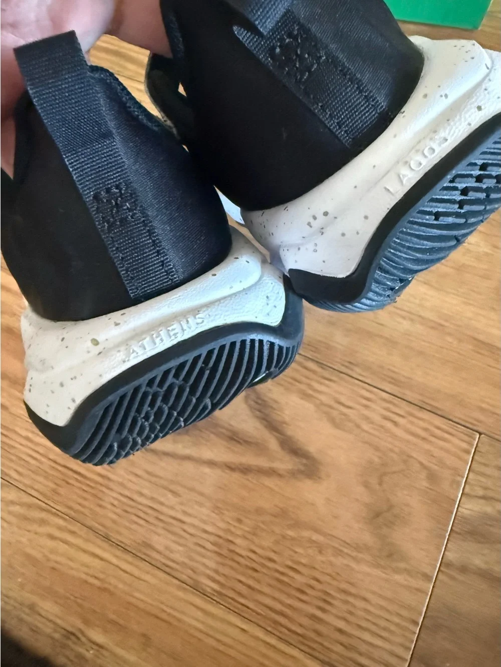 Nike White, Black & Gold Sneakers